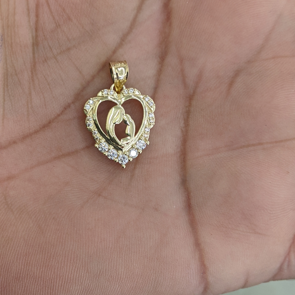 10kt Real Gold Pendant For Mothers Day 329$